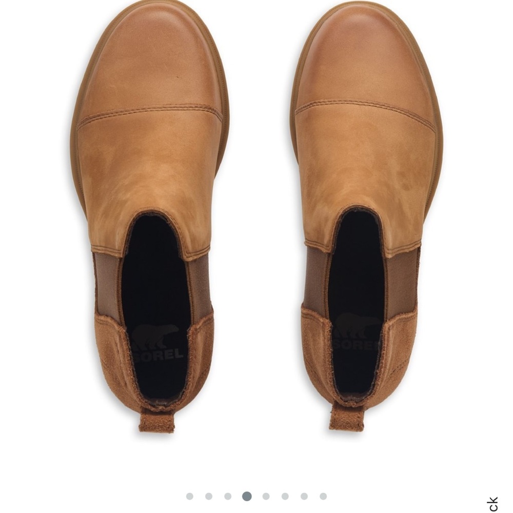 Sorel Women's Evie Pull-On Bootie Waterproof Suede Leather Wedge Ankle size 11